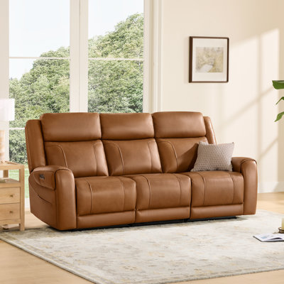 Winslow Top Grain Leather Power Reclining Sofa