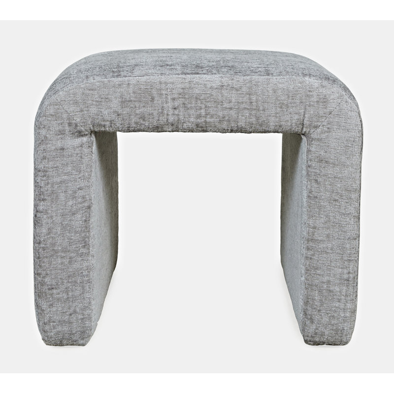 Sefrou Accent Stool, Silver Grey