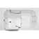 Walk-In Tub Life Style 52" x 30" Walk in Air/Whirlpool Acrylic Bathtub with Integrated Seat