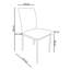 48cm H Velvet Upholstered Metal Armchair-2066400289