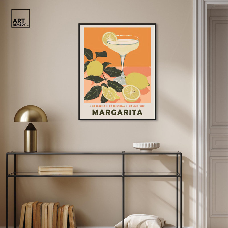 Margarita, Cadre noir, H 31 po x l 25 po x P 1,8 po