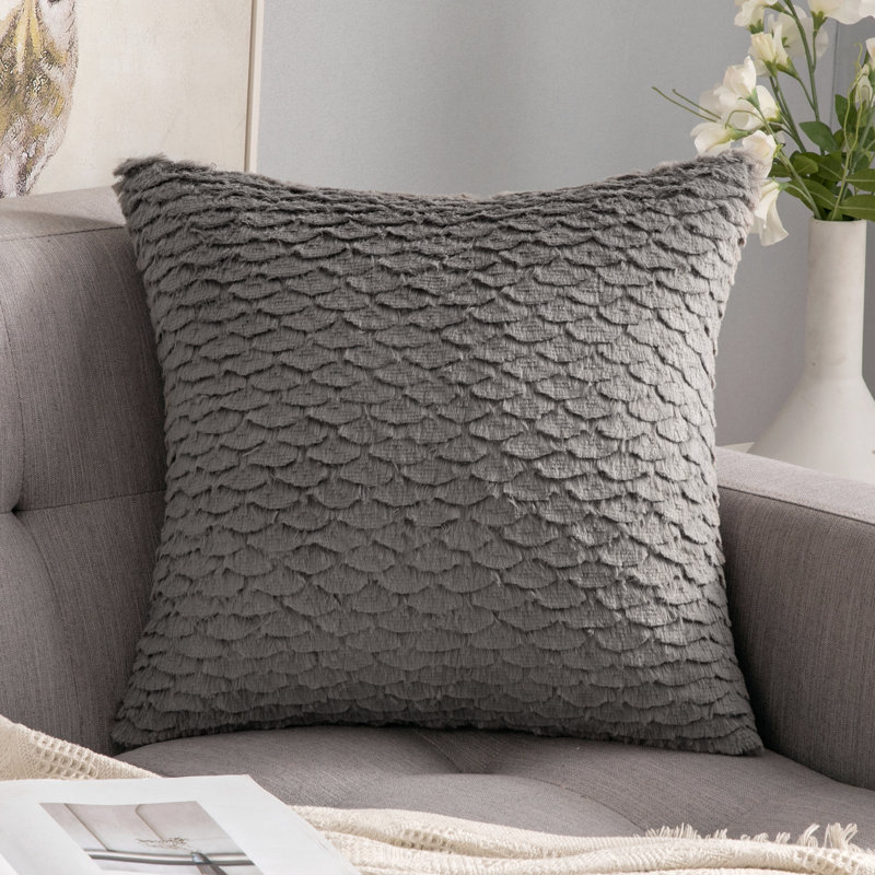 Throw Pillow, Gray