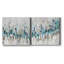 Staccato Blue I - ensemble de 2 reproductions sur toiles tendues-616996297