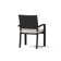 Ehrenfried Powder Coated Aluminum Outdoor Stacking Dining Armchair with Cushion