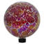 Globe terrestre en verre 10 pouces pour jardin ou cour arrière - rose perle - ensemble de 2-559921389-589394420