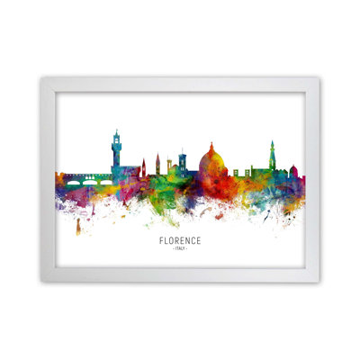 Florence Italy Skyline by Michael Tompsett - Print