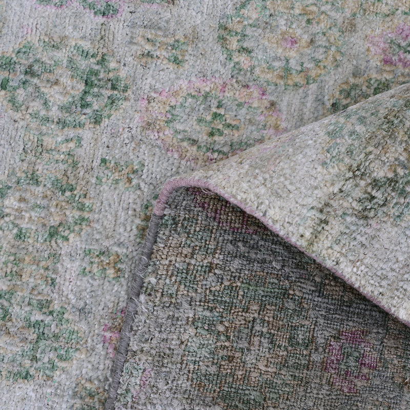 Blue Alchemy Transitional Silk Runner - 2'8" x 12'11"