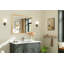 Miroirs de salle de bain modernes et contemporains en métal biseauté rectangulaire / carré avec verre trempé HD-67756022-67756019-76330050