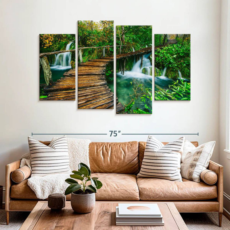 Pont surélevé Alvord Plitvice, H 42 po x l 68 po