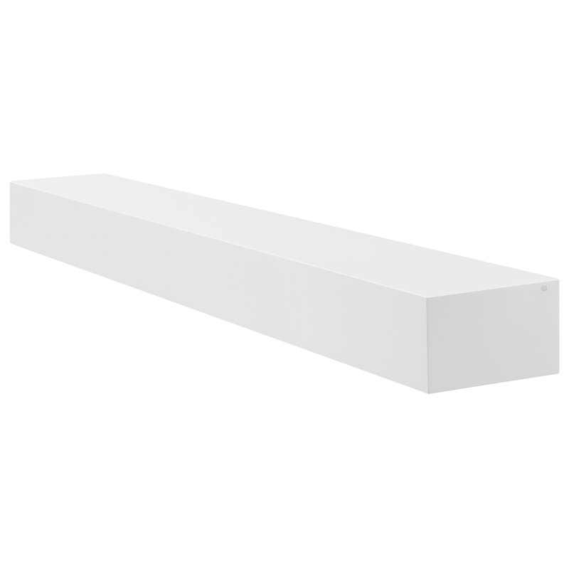 The Sam 72" Shelf MDF White Paint, 72", White