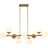 9 - Light Gold Kitchen Island Pendant