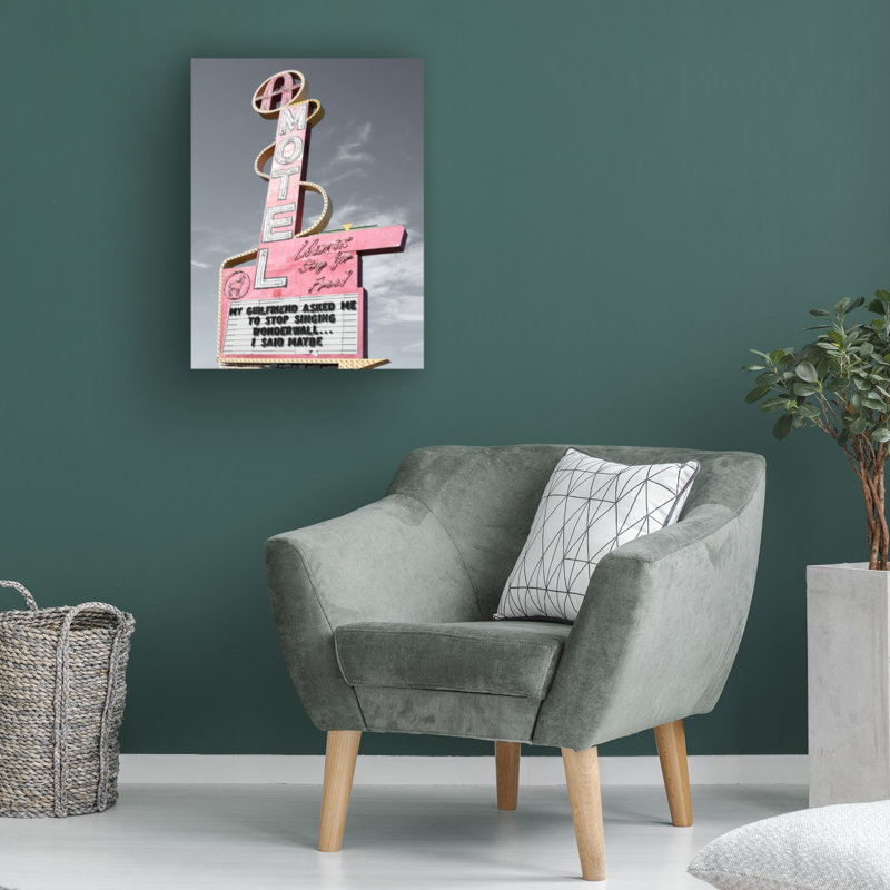 Art sur toile «bolologuf studio III Las Vegas I Said Peut», H 24 po x l 18 po