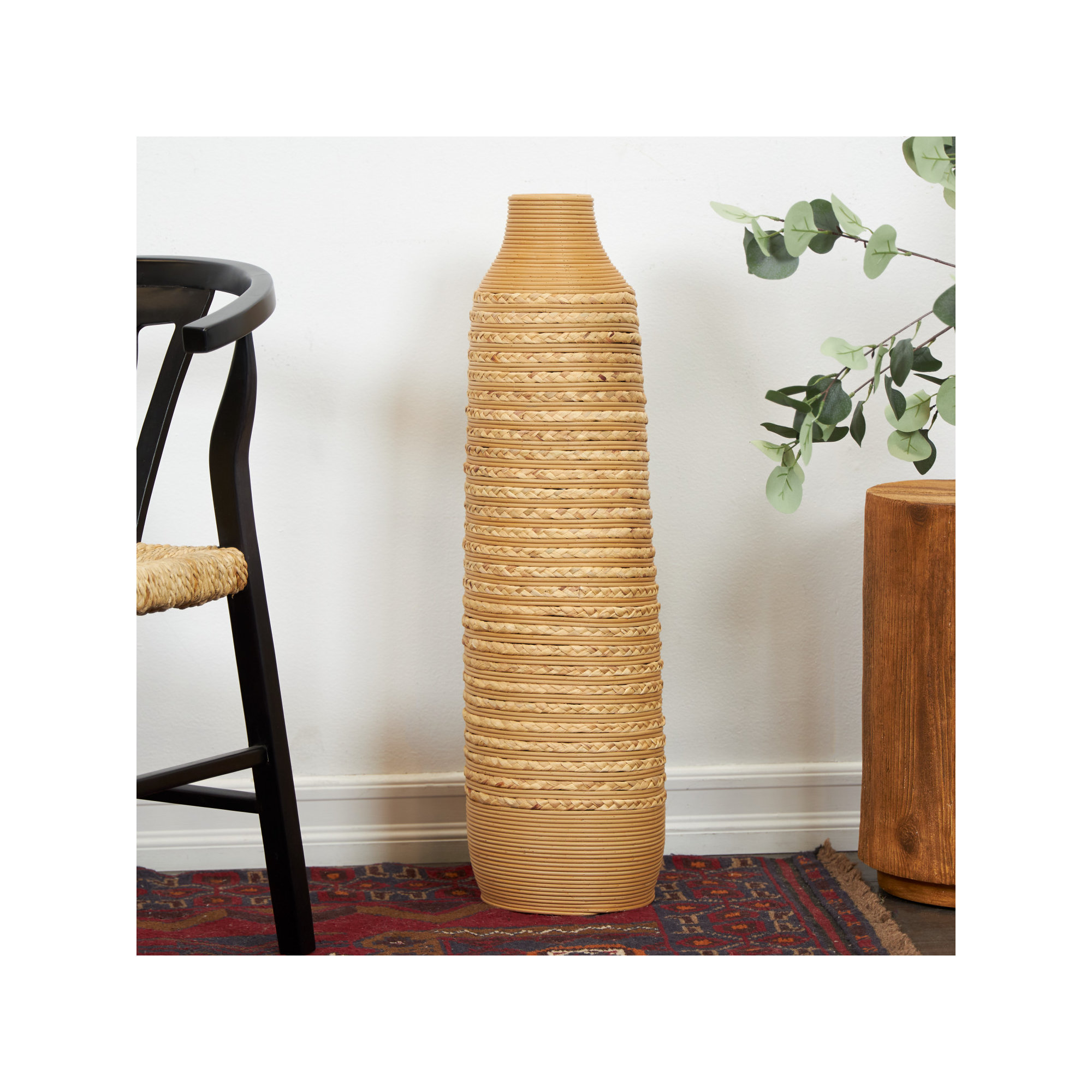 Wynda Handmade Seagrass Table Vase, Large