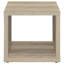 Ensemble de tables basses 3 pièces avec rangement rustique Minimalist
