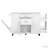 Rolling Kitchen Island on 5 Wheels with Tilt Trash Can Cabinet and Drop Leaf-118094528