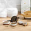 Sesame Glaze Anti-skid Stoneware Elevated Feeder-116384171