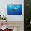 Shark Hunting Shark on Hunt Print Animal Wall Art