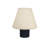 Dalia 1 Light 8"Dia. Table Lamp - Grey - White Shade