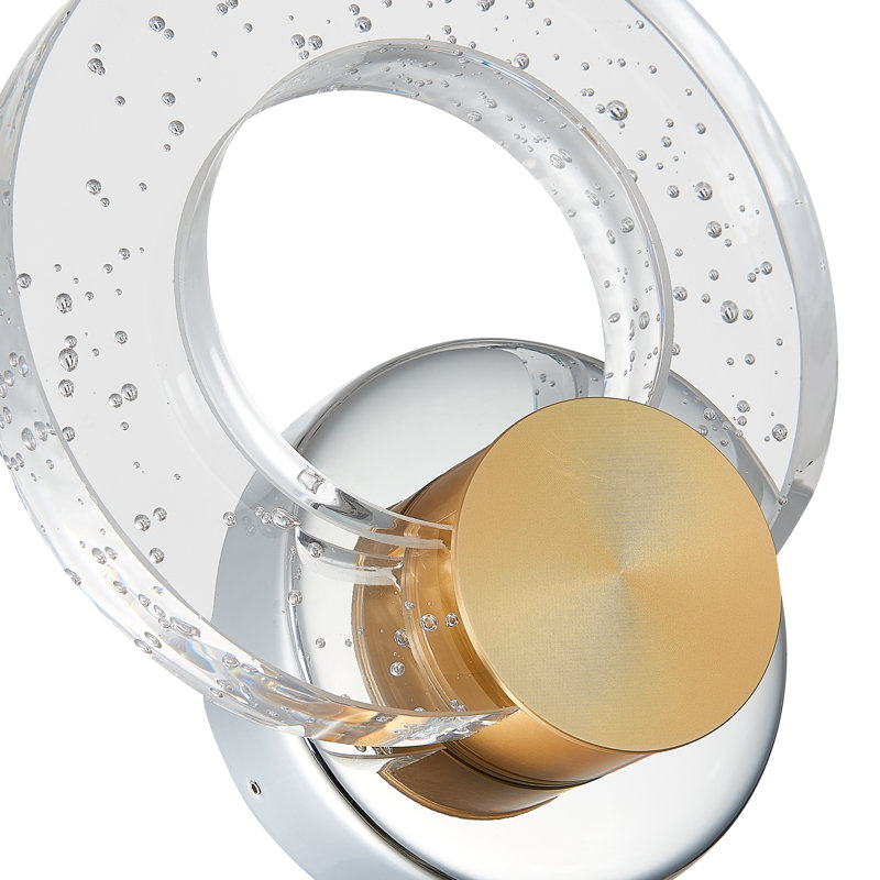 Haruka Steel LED Flush Mounted Sconce