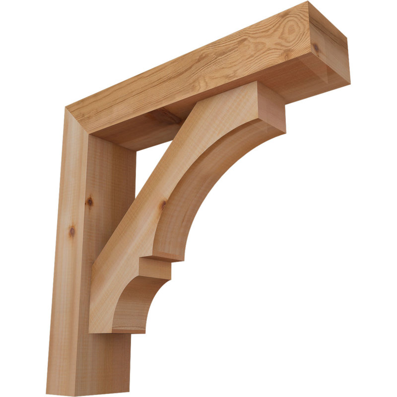 Support de bloc lisse Balboa l 5 1/2 po x P 24 po x H 24 po avec cèdre rouge de l'Ouest, 24 x 24