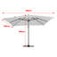 300cm Balcony Parasol-1937990496