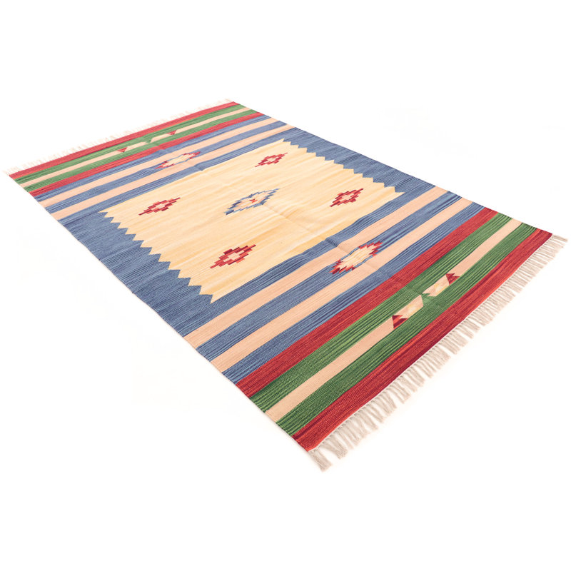 Southwestern Hand Woven Area Rug, Rectangle 140 x 200cm