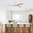 52"  Solid Wood Blades Ceiling Fan With Light With Remote Control, Noiseless Reversible Motor, 6 Speed, For Patio Living Room, Bedroom,Indoor.(Matte White)-125784135