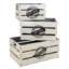 4 Piece Blanket Chest Set