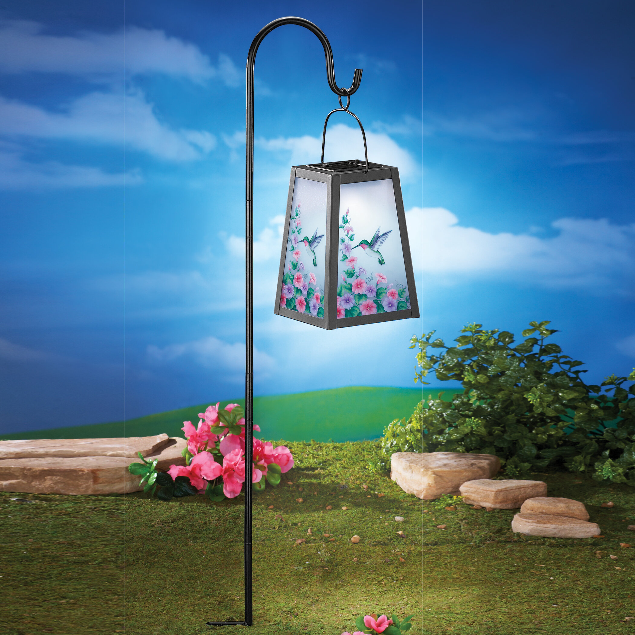 Winston Brands 36.25'' Battery Powered Outdoor Lantern | Wayfair