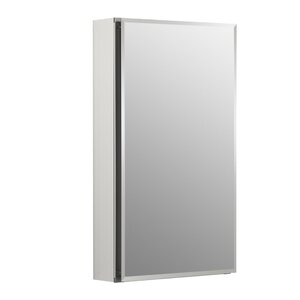 CLC Recessed or Surface Mount Frameless Aluminum Medicine Cabinet Adjustable Shelves