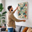 Garden Pattern Botanical - Wrapped Canvas-1813319214-1813319213