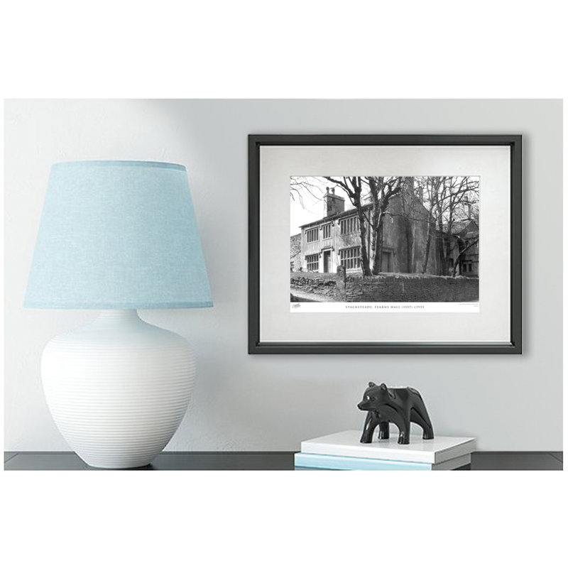 Stacksteads, Fearns Hall (1557) C1955 - Single Picture Frame Print, 60cm H x 80cm W x 2.3cm D