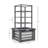 Versatile Planters, Steel And Wood Elevated Garden Bed, Modern Design For Home