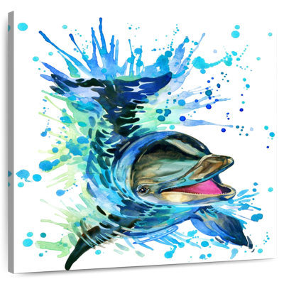 Brampt Splashing Dolphin