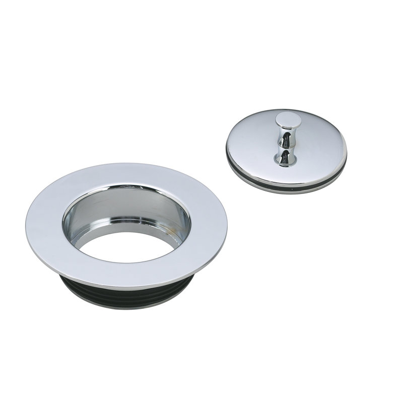 Bride et bouchon de rechange Universal, Chrome poli