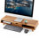 Acacia Wood Monitor Stand With Drawer - Wooden Monitor Riser For Desk - Computer Monitor Stand