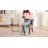 Tufted Upholstered Velvet Vanity Chair with Solid Wood Legs-280378393