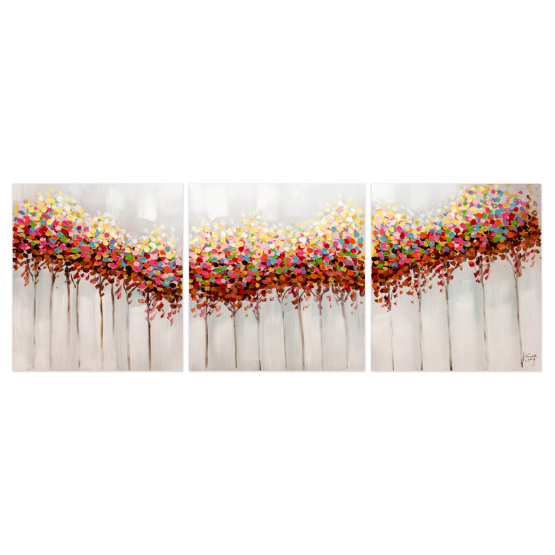 3-Piece Acrylic Painting Set Sunny Grove