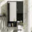 29'' X 28'' Modern Wall Mounted Bathroom Medicine Cabinet, Bathroom Wall Storage Cabinet With Mirror, Over The Toilet Space Saver Cabinet With Towels Bar-1821789733