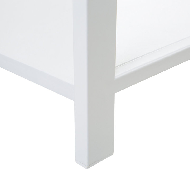 Jeannie 165cm H x 35cm W Steel Geometric Bookcase