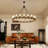 20-lights Farmhouse Wagon Wheel Chandeliers, Rustic Round  Pendant Light Fixture-1448466989