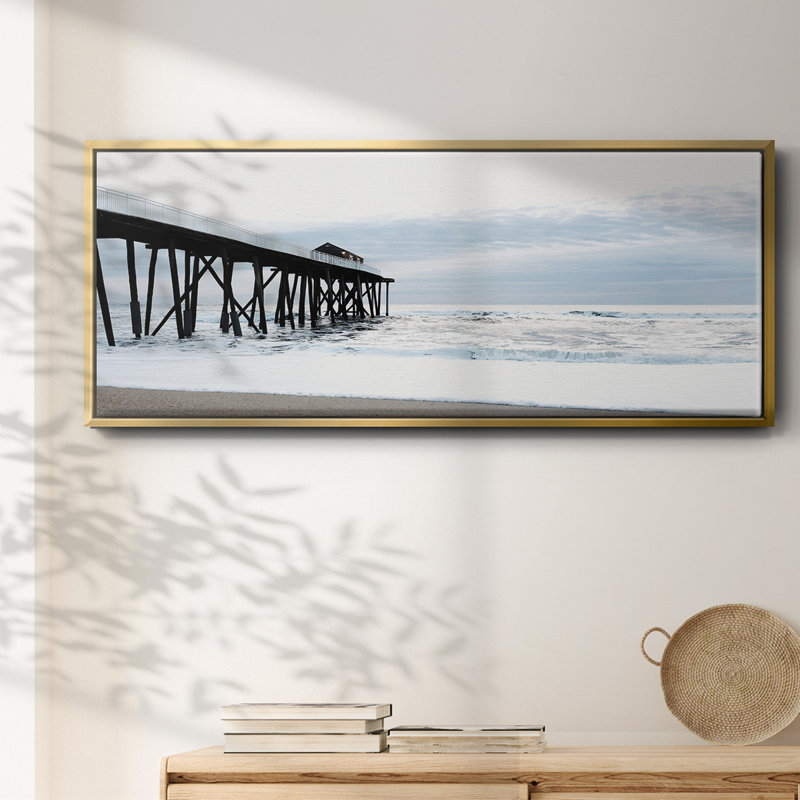 Belmar Pier I - toile encadrée, H 20 po x l 50 po