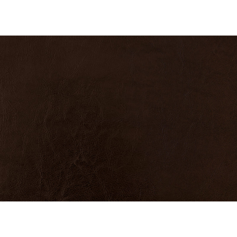 Grand lit brun en similicuir brun pour chambre Tranquility