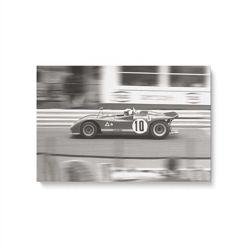 Speedline Racer, reproduction sur toile, H 12 po x l 18 po, Toile tendue