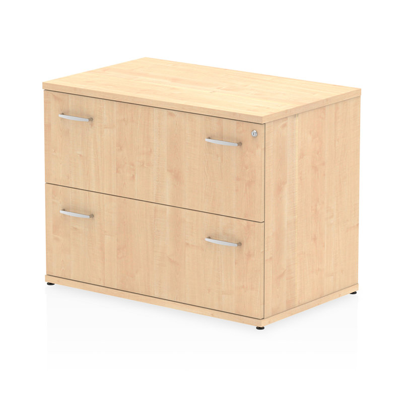 Impulse 80cm Wide 2 -Drawer File Cabinet, Maple