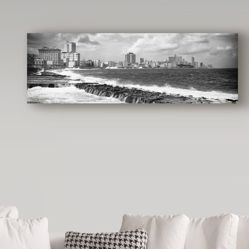 Cosey «Malecon Wall of Havana 3», reproduction de photo sur toile tendue, H 8 po x l 24 po