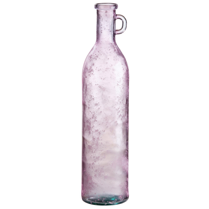 Strachan Glass Floor Vase, 75cm H x 18cm W x 18cm D, Purple