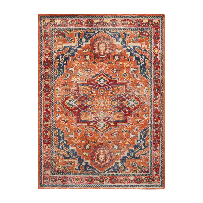 Distressed Homage Hand Knotted Wool Floral Area Rug, Rectangle 15' x 24'