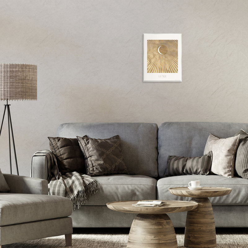 Art mural Lune Boho Moon par Reinders