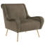 Fauteuil d'appoint à coussin truffé Lundy